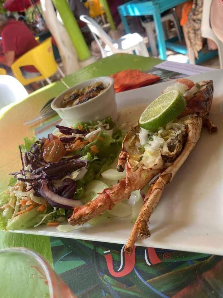 Plat de langouste Martinique