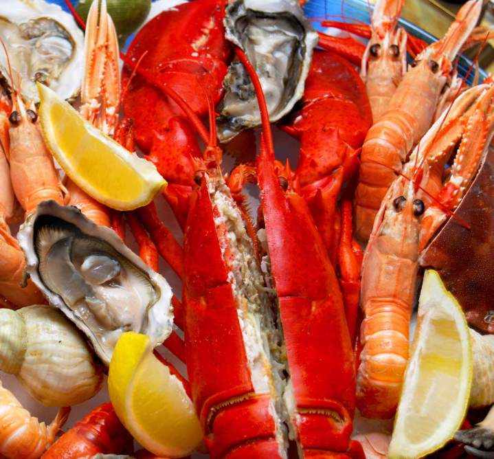 Spécialités fruits de mer Martinique