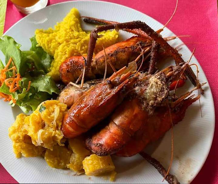 Grillade au feu de bois Martinique